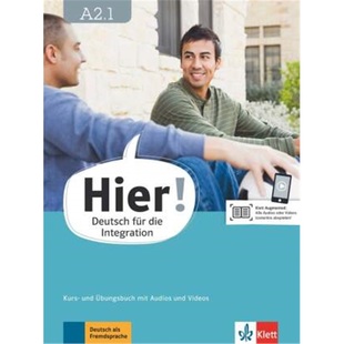 Videos A2.1 Übungsbuch mit und Hier Kurs 9783126766821 预订 Audios 德语