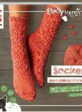 预订【德语】 CraSy Secrets - Socken ganz einfach stricken:Alle Techniken, Tipps und Tr