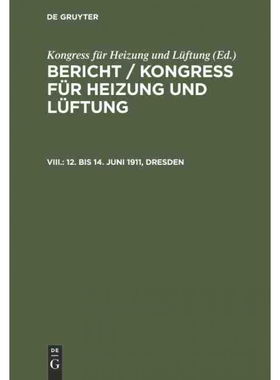 按需印刷不退不换DEG 12. bis 14. Juni 1911, Dresden[9783486740028]