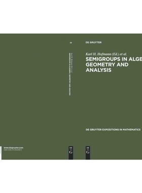 按需印刷不退不换DGYT Semigroups in Algebra, Geometry and Analysis[9783110143195]