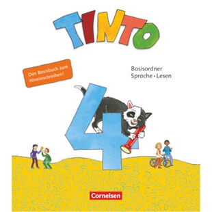 预订【德语】 Tinto Sprachlesebuch 2-4 - Neubearbeitung 2019 - 4. Schuljahr[9783060844807]