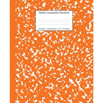 按需印刷不退不换Marble Composition Notebook College Ruled[9781989387856]