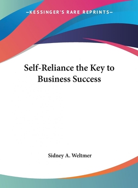 按需印刷不退不换Self-Reliance the Key to Business Success[9780766183704]