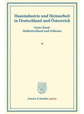 预订【德语】 Hausindustrie und Heimarbeit in Deutschla