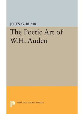 按需印刷不退不换Poetic Art of W.H. Auden[9780691623665]