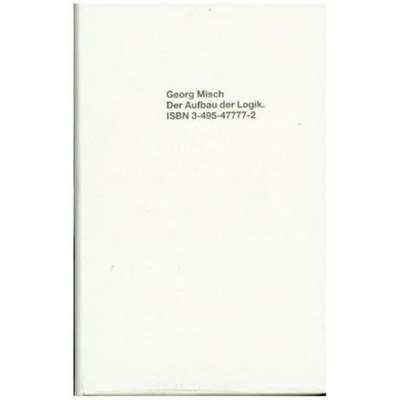 预订【德语】Der Aufbau der Logik auf dem Boden der Philosophie des Lebens:Göttinger Vorlesu