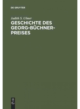 按需印刷DEG Geschichte des Georg Büchner Preises[9783110190694]