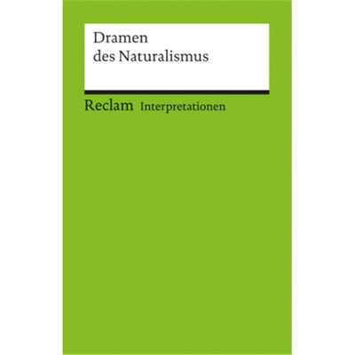 预订【德语】Dramen des Naturalismus[9783150084120]