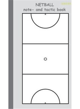 预订Netball 2 in 1 Tacticboard and Training Workbook:Tactics/strategies/drills for trainer/coaches, notebook, training,