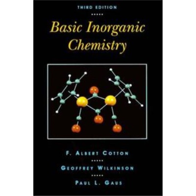 预订不退不换Basic Inorganic Chemistry[9780471505327]