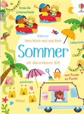 预订【德语】 Mein Wisch-und-weg-Buch: Sommer[9781789416886]