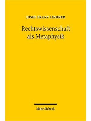 预订【德语】Rechtswissenschaft als Metaphysik