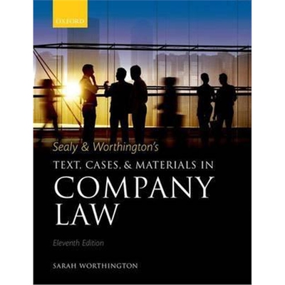 预订不退不换Sealy & Worthington's Text, Cases, and Materials in Company Law