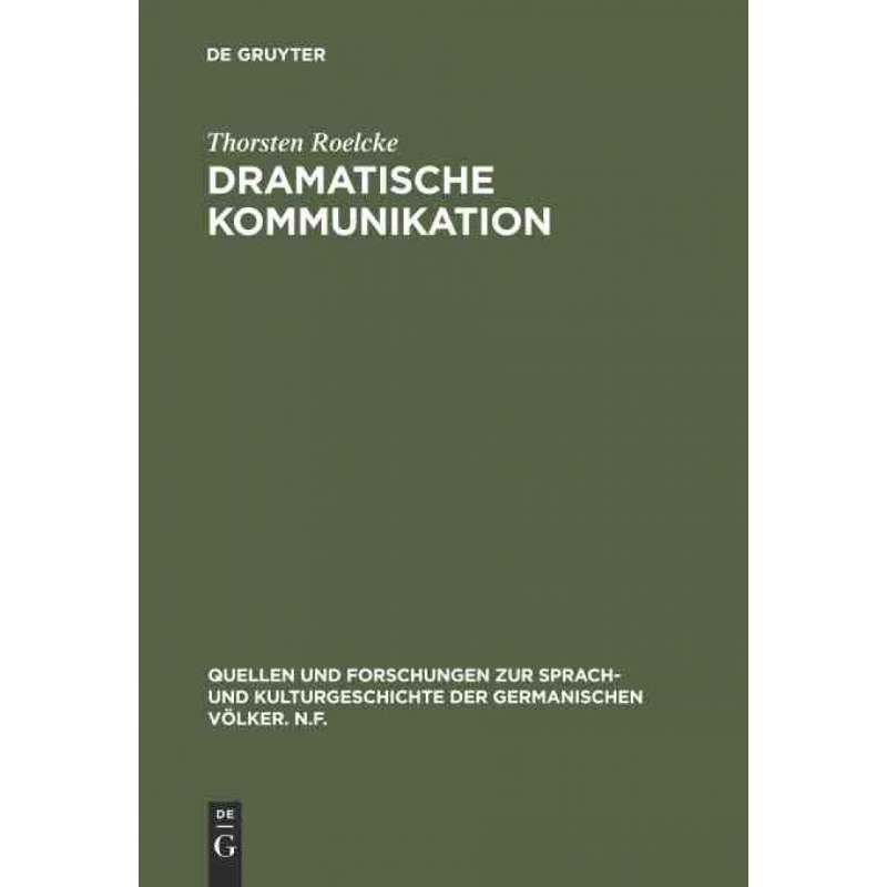 按需印刷DEG Dramatische Kommunikation[9783110142464]
