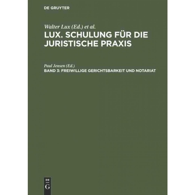 按需印刷不退不换DEG Freiwillige Gerichtsbarkeit und Notariat[9783112306406]