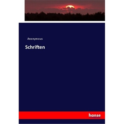 预订【德语】Schriften[9783337009359]