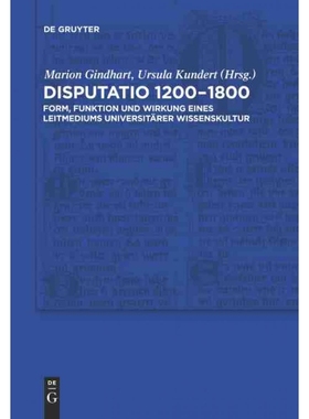 按需印刷DEG Disputatio 1200?C1800[9783110227109]