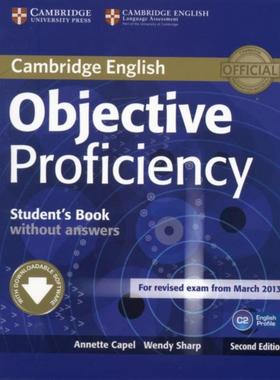 预订Objective Proficiency Student's Book without Answers with Downloadable Software