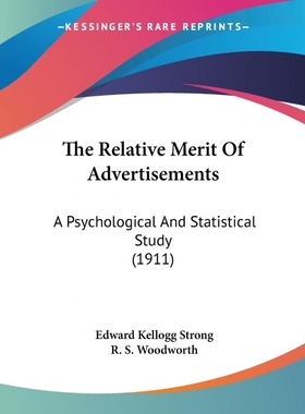 按需印刷The Relative Merit Of Advertisements[9781120339768]
