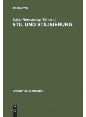按需印刷DEG Stil und Stilisierung[9783484302358]