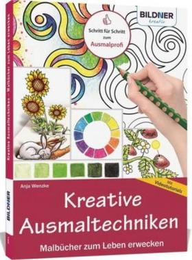 预订【德语】 Kreative Ausmaltechniken - Malbücher zum Leben erwecken!:Schritt für Schritt zum Au
