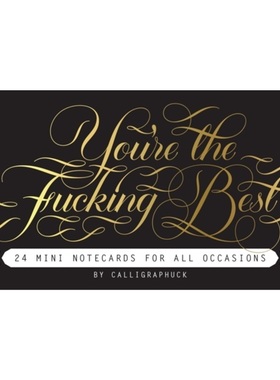 预订You're the Fucking Best Mini Notecards[9781452176529]