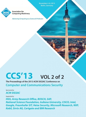 预订CCS 13 The Proceedings of the 2013 ACM SIGSAC Conference on Computer and Communications Security V2