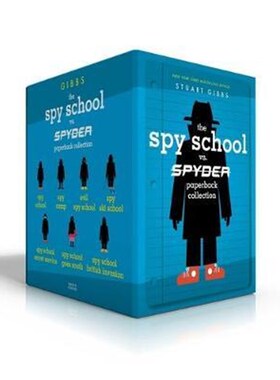 现货The Spy School vs. SPYDER Paperback Collection间谍学校7册盒装 英文原版 儿童英语章节书 特工主题 青少年课外读物 8-12岁