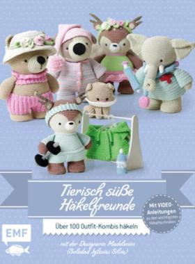 预订【德语】 Dress-Up Amigurumi - Make 4 Huggable Characters with 25 Outfits: