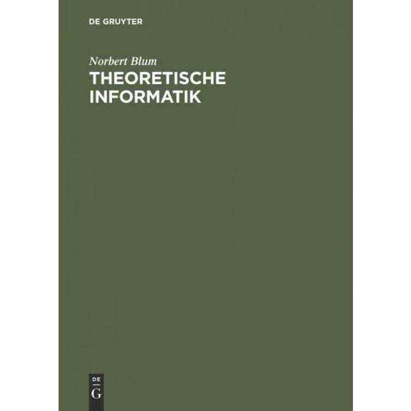 按需印刷DEG Theoretische Informatik[9783486257762]