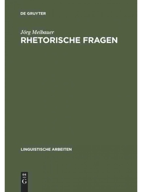 按需印刷不退不换DEG Rhetorische Fragen[9783484301672]