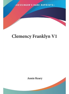按需印刷Clemency Franklyn V1[9781432639280]