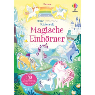 预订【德语】 Meine glitzernde Stickerwelt: Magische Einhörner[9781789416619]