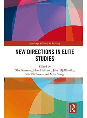 按需印刷不退不换New Directions in Elite Studies[9781138059191]