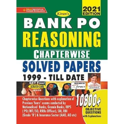 按需印刷不退不换Bank PO-Chapterwise-Reasoning-Eng-2021[9789391062163]