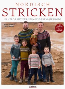 预订【德语】 Nordisch Stricken:Nahtlos mit der Strange-Brew-Methode: 12 Strickmuster f