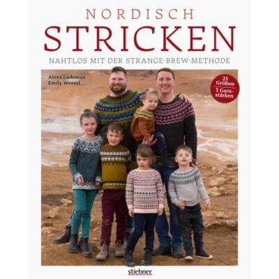 预订不退不换德语 Nordisch Stricken:Nahtlos mit der Strange-Brew-Methode: 12 Strickmuster f