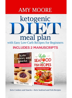 按需印刷不退不换Ketogenic diet meal plan with Easy low-carb recipes for beginners[9789657775592]