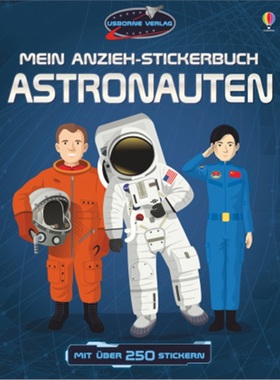 预订【德语】 Mein Anzieh-Stickerbuch: Astronauten[9781782327561]
