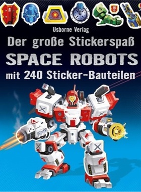预订【德语】 Der große Stickerspaß: Space Robots[9781782322368]
