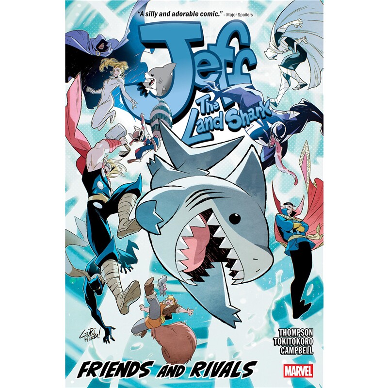 现货 陆行鲨杰夫:朋友与对手 Jeff the Land Shark: Friends and Rivals 英文原版 上海外文 9781302966942