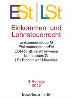 预订【德语】 Einkommen- und Lohnsteuerrecht:Einkommens
