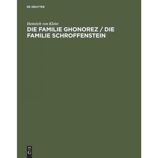 按需印刷不退不换DEG Die Familie Ghonorez   Die Familie Schroffenstein[9783484107106]