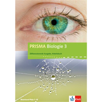 预订不退不换德语 PRISMA Biologie 3. Differenzierende Ausgabe Rheinland-Pfalz[9783120683285]