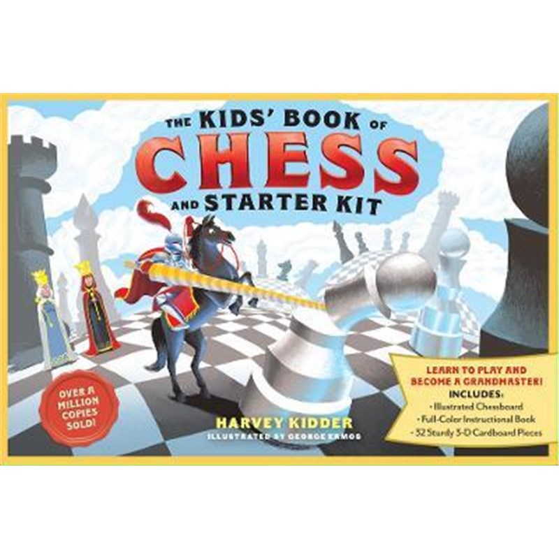 预订The Kids' Book of Chess and Starter Kit:Learn to Play and Become a Grandmaster! Includes Illustrated Chessboard, Ful
