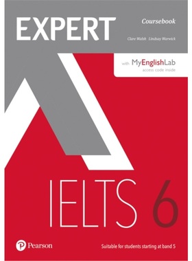 预订Expert IELTS 6 Coursebook with Online Audio and MyEnglishLab Pin Pack[9781292134833]