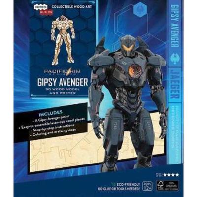 预订IncrediBuilds: Pacific Rim Uprising: Gipsy Avenger 3D Wood Model and Poster