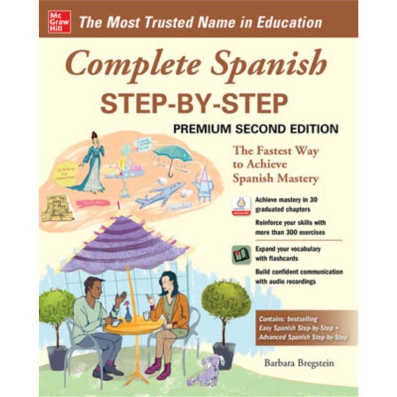 预订不退不换 Complete Spanish Step-by-Step, Premium Second Edition 完整西班牙语循序渐进高级第二版