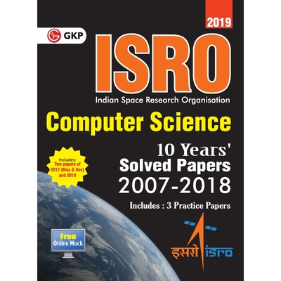 按需印刷不退不换ISRO Computer Science - Previous Years' Solved Papers (2008-2018)[9789388426084]