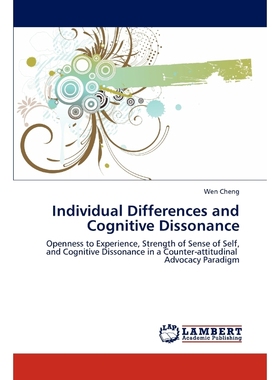按需印刷Individual Differences and Cognitive Dissonance[9783847323594]